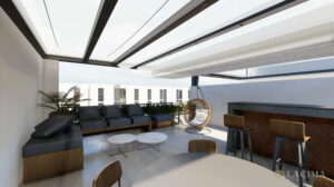 Planta alta - Terraza - Modelo Ópalo