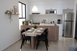 Terraza modelo Ópalo de La Cima del Bosque en Puebla